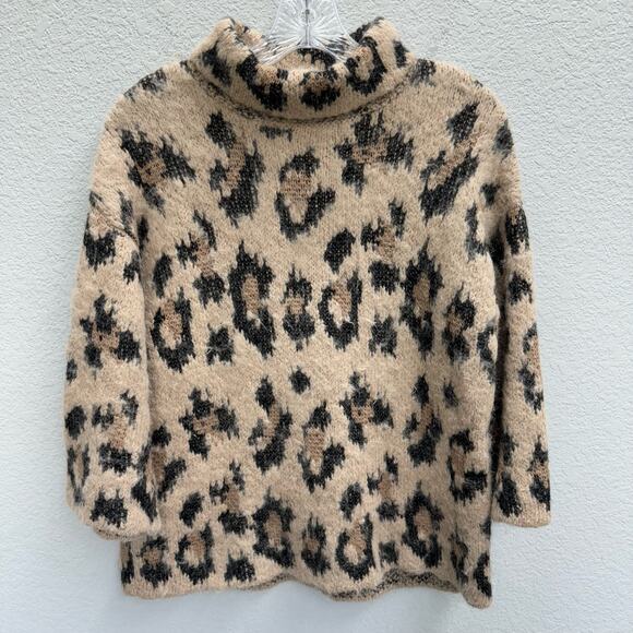 kate spade Sweaters - Kate Spade Sweater Women's Size XS Animal Printed Wool Alpaca Turtleneck Soft